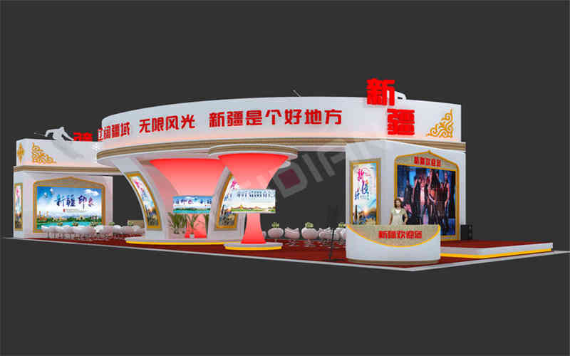維點展覽裝飾設計公司助力新疆廣州國際旅游展覽會BITE廣州展臺設計搭建 維點展覽裝飾設計公司助力新疆廣州國際旅游展覽會BITE廣州展臺設計搭建