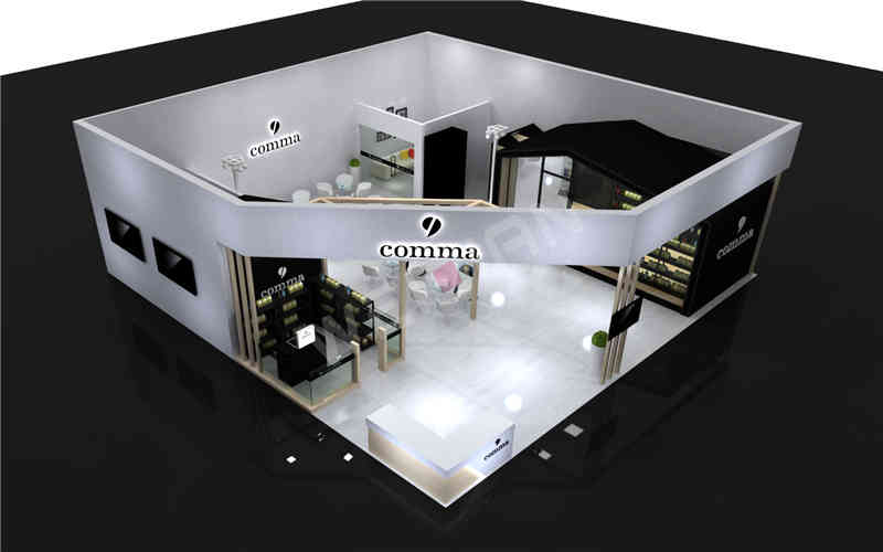 深圳展覽裝飾設計公司助力逗號智能深圳國際無人零售展覽會深圳展會設計搭建